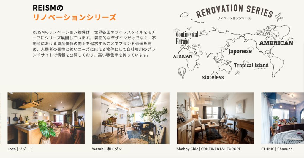 リズムのリノベーションシリーズ